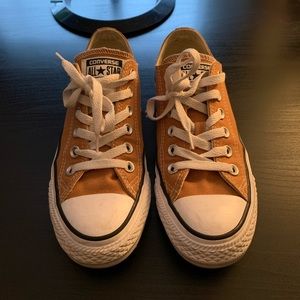 Burnt Honey colored Converse
